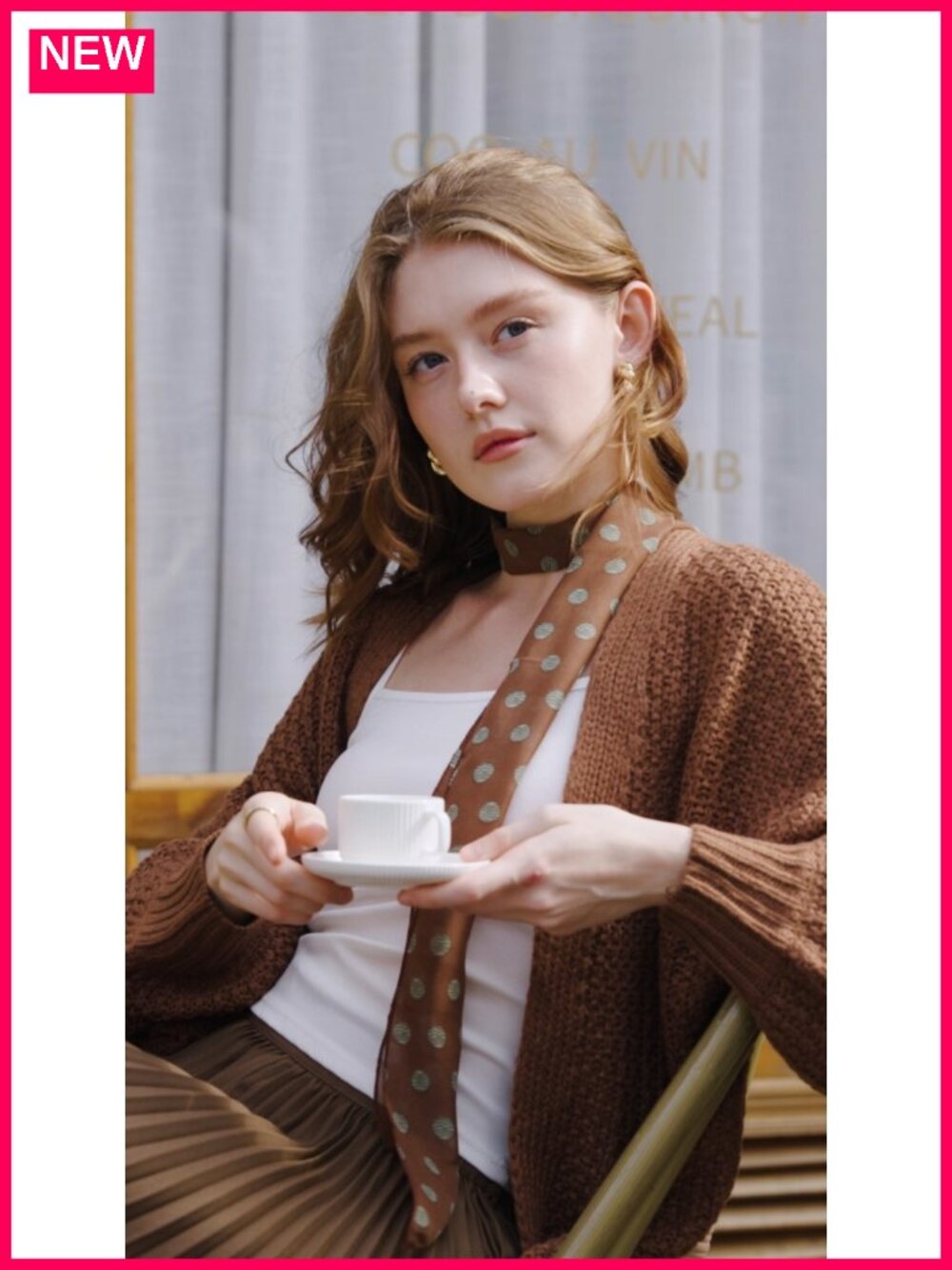 Oversized Open Front Knit Cardigan Long Sleeve Batwing - Picture 5 of 6
